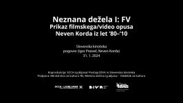  SCCA-Ljubljana, Neven Korda - Neznana dežela I: FV (pogovor)